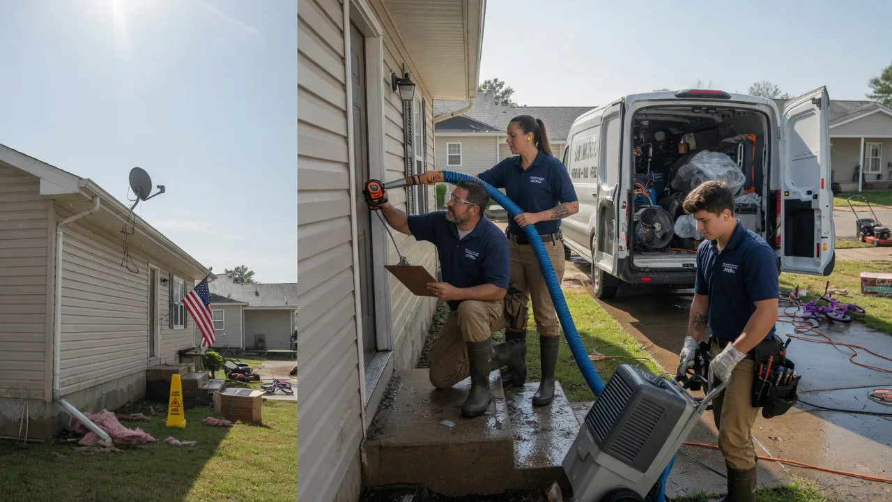 Ceiling Water Damage Restoration in Shady Point, OK near me