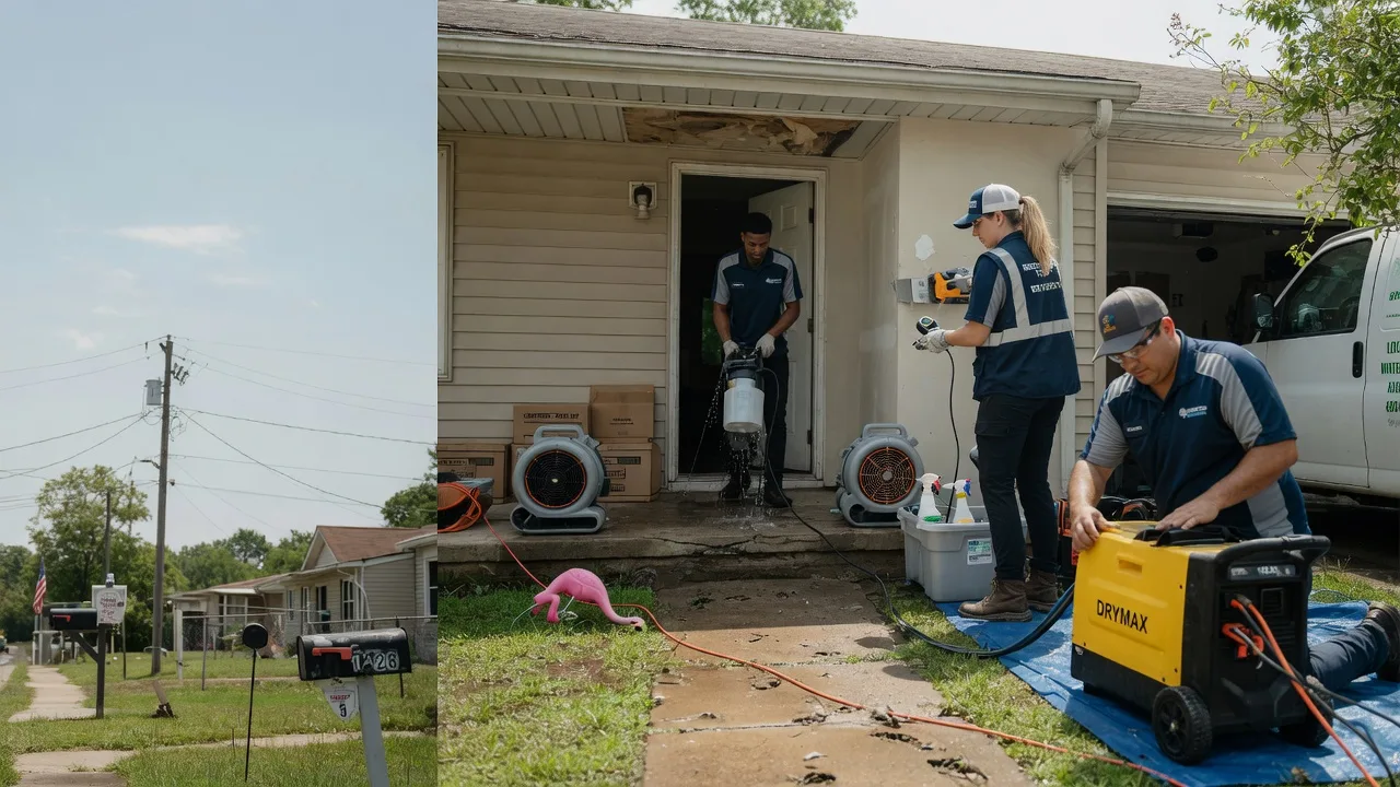 Storm Damage Water Removal in Shady Point, OK near me